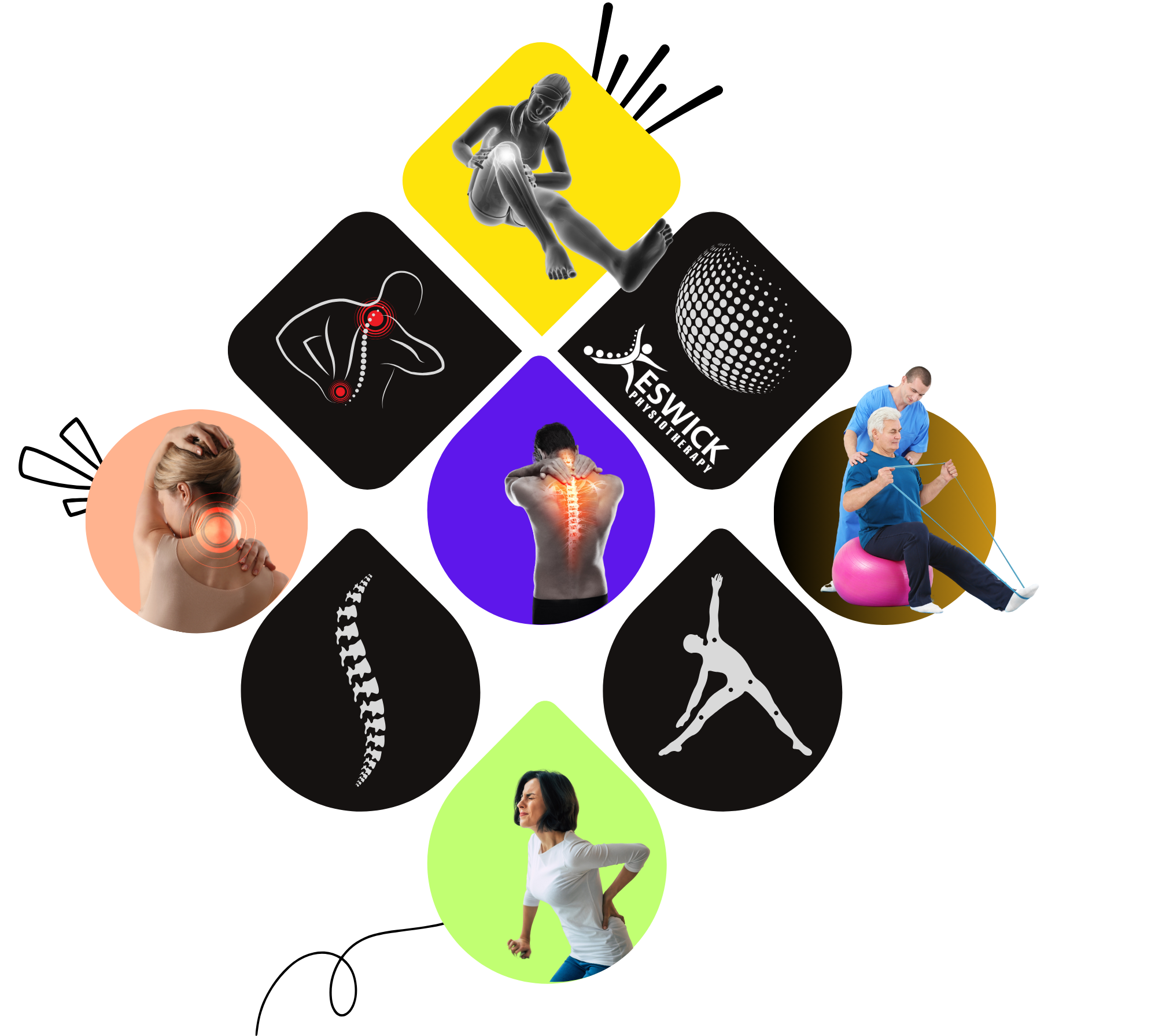 Physiotherapy Care Illustration